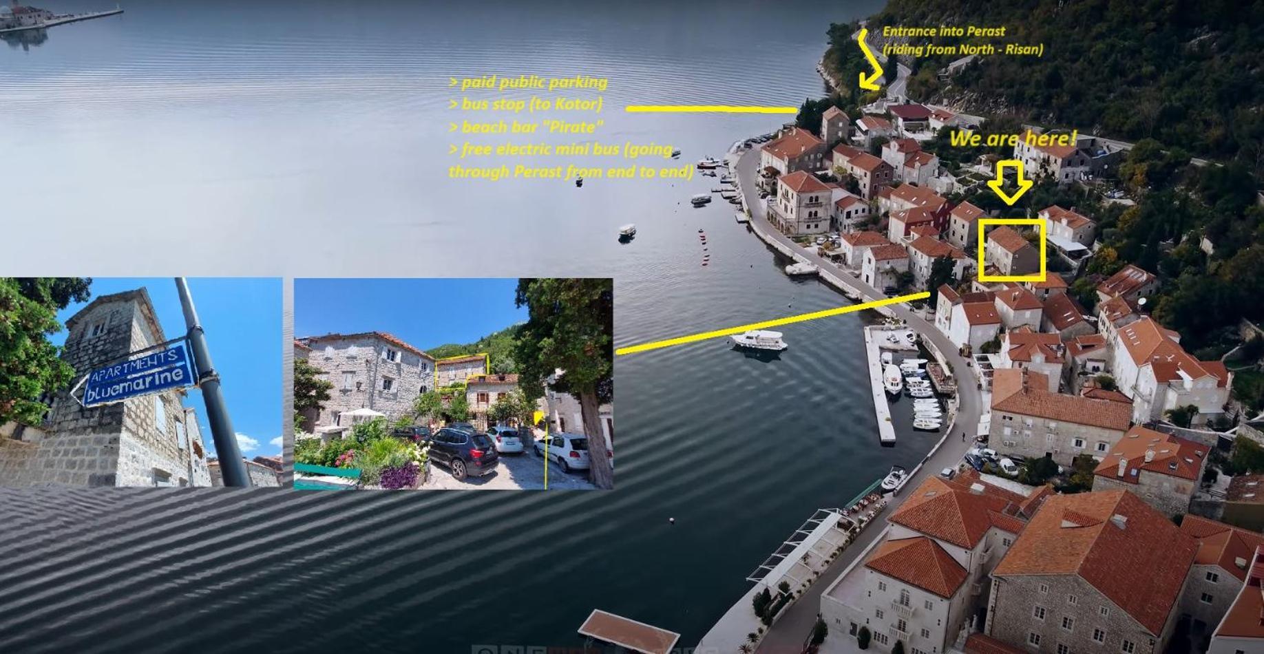 Bluemarine Rooms & Apartments Perast Ngoại thất bức ảnh